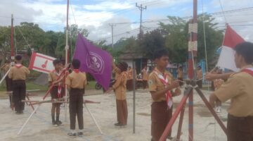 Bentuk Generasi Tangguh dan Kreatif, SDN 3 Dampelas Gelar Perkemahan Sabtu-Minggu